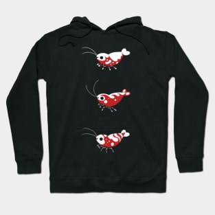 Red shrimps Hoodie